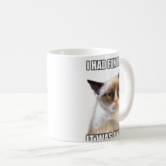 Grumpy chat Mug (Devant droit)