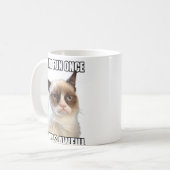 Grumpy chat Mug (Devant gauche)