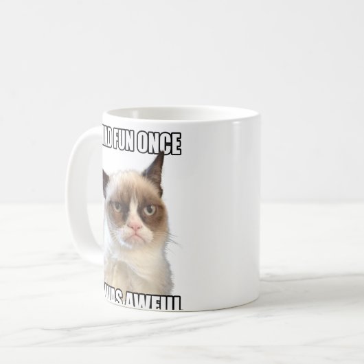 Grumpy chat Mug (Devant gauche)