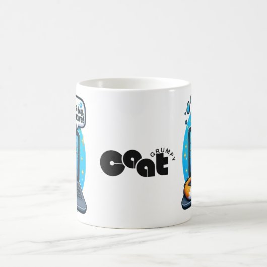Grumpy Chat Mug - Drôle cadeau Amoureux des chats (Centre)