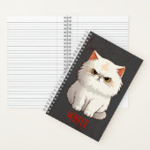 Grumpy chat pun amusant Écrire Journal Carnet (À l'intérieur)