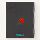 Grumpy chat pun amusant Écrire Journal Carnet (Dos)