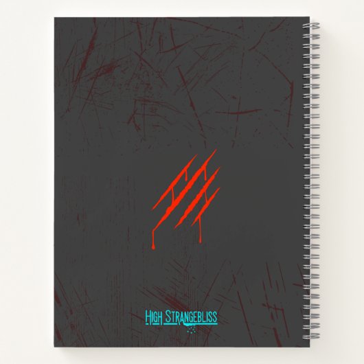 Grumpy chat pun amusant Écrire Journal Carnet (Dos)