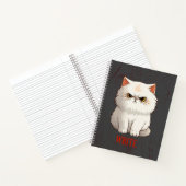 Grumpy chat pun amusant Écrire Journal Carnet (Intérieur)
