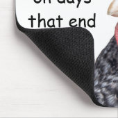 Grumpy Chicken Funny Frowning Hen Foto Muismat (Hoek)