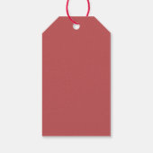 Grumpy Christmas Elf Attitude Cadeaulabel (Achterkant)