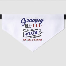 Grumpy Dog Club Founder Bandana