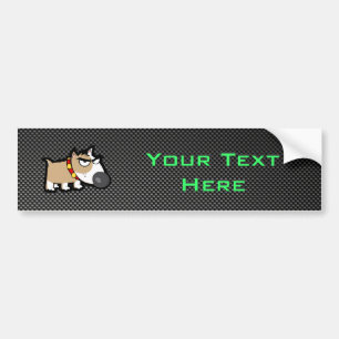 Grumpy Dog in slaapstand Bumpersticker