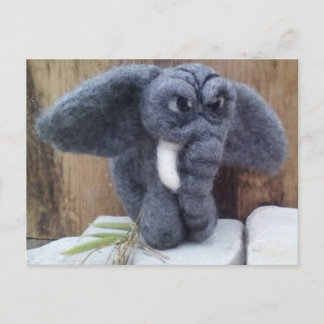 Grumpy elefant briefkaart