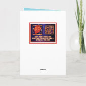 Grumpy Elf Christmas Carte d'anniversaire (Dos)