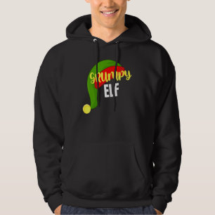 Grumpy Elf Matching Family Group kerstparty P Hoodie