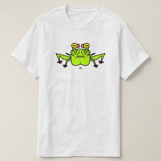 Grumpy étrange grenouille crapaud v1 T-shirt (Design devant)
