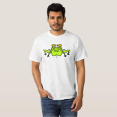 Grumpy étrange grenouille crapaud v1 T-shirt (Devant entier)