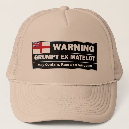 Grumpy Ex-Matelot Casquette (Devant)