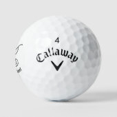 Grumpy Face GIF Golf Balls | Personalized Fun Gift Golfballen (Logo)