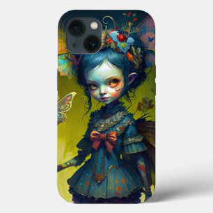 Grumpy Fairy Pixie Fantasy Art iPhone 13 Hoesje