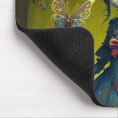 Grumpy Fairy Pixie Fantasy Art Muismat (Hoek)