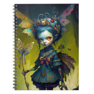 Grumpy Fairy Pixie Fantasy Art Notitieboek