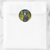 Grumpy Fairy Pixie Fantasy Art Ronde Sticker (Tas)