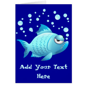 Grumpy Fish Cartoon