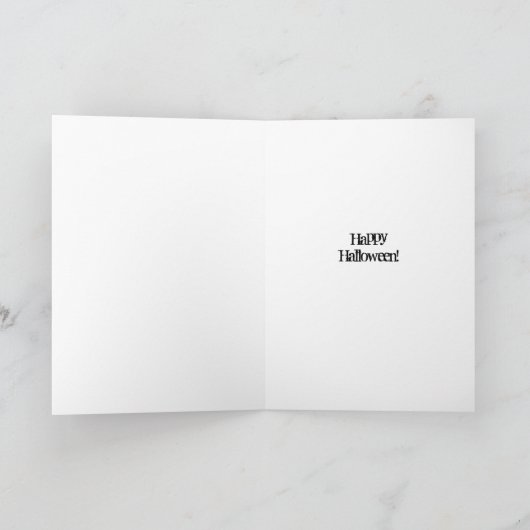 Grumpy frankenstein | Carte d'Halloween (Intérieur)