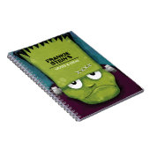 Grumpy Frankenstein's monster gepersonaliseerd Notitieboek (Rechterzijde)