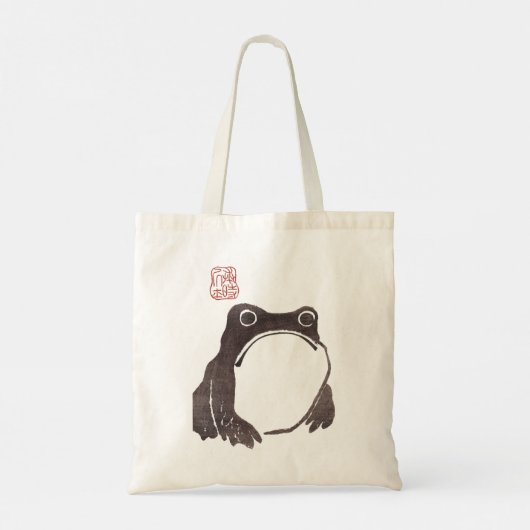 Grumpy Frog Matsumoto Hoji Essential T Shirt Tote Bag (Achterkant)