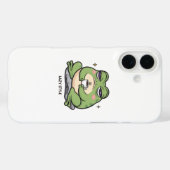 Grumpy Frog met een kleine kop koffie Case-Mate iPhone Case (Achterkant (horizontaal))
