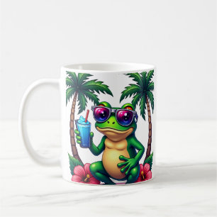 Grumpy Frog Y2K Vaporwave - Willekeurige Ahh Frog Koffiemok