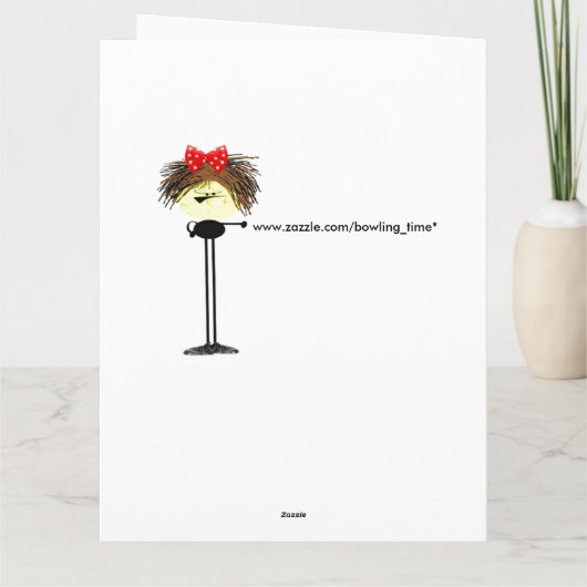 Grumpy gal bowls kaart (Achterkant)