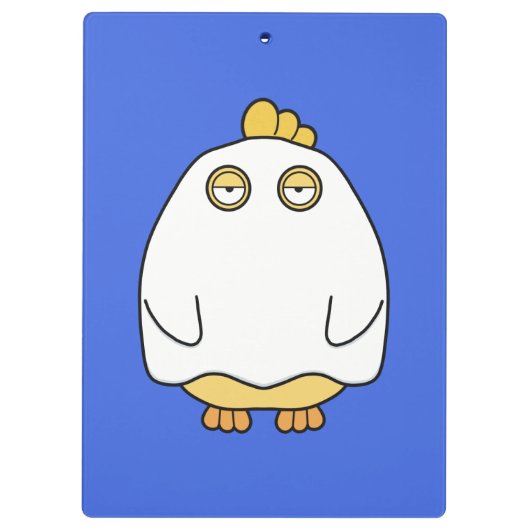 Grumpy Ghost Chick Klembord (Achterkant)