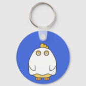 Grumpy Ghost Chick Sleutelhanger (Voorkant)