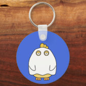 Grumpy Ghost Chick Sleutelhanger (Voorkant)