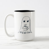 Grumpy Ghost met Coffee Mok Design (Links)