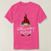 Grumpy Gnome Buffalo Pset Matching Family Christm T-shirt (Design voorkant)