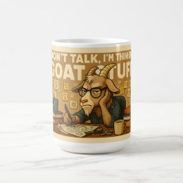 Grumpy Goat Mug – Thinking Goat Stuff Design Koffiemok