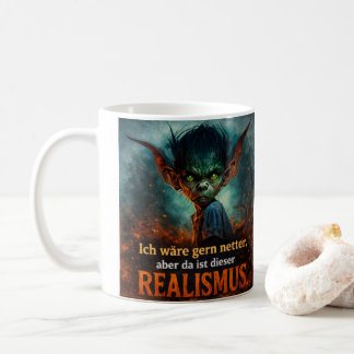 Grumpy Goblin Quote – Dark Humor Design Koffiemok