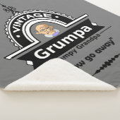  Grumpy Grandpa nu weg Sherpa Deken (3/4)