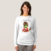 Grumpy Green Furry Vrouwen houdt van koffie T-shirt (Voorkant volledig)