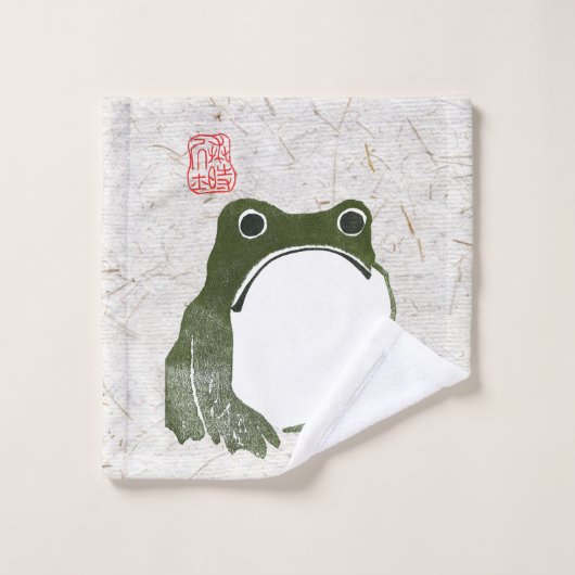 Grumpy Grenouille japonaise crapaud 19ème siècle (Gant de toilette)