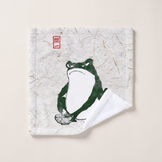 Grumpy Grenouille japonaise crapaud 19ème siècle (Gant de toilette)