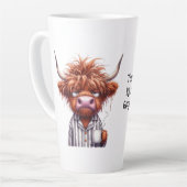 Grumpy Highland Koe & Google Coffee/Latte Mok (Linkerhoek)