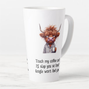 Grumpy Highland Koe & Google Coffee/Latte Mok
