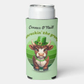 Grumpy Highland Koe St Patrick's Day (Seltzer Achterkant)