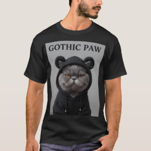 Grumpy Hoodie Kat Urban Streetwear Grafische T-shi T-shirt