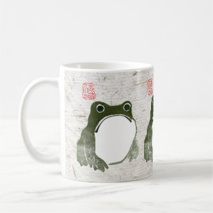 Grumpy japans kikker Toad 19e eeuw Koffiemok