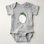 Grumpy japans kikker Toad 19e eeuw Romper (Voorkant)