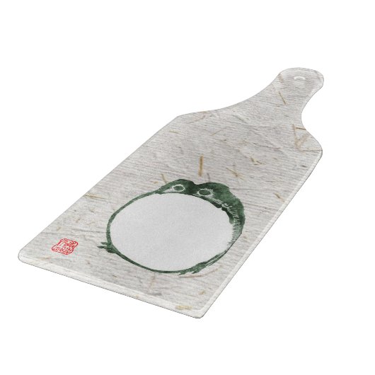 Grumpy japans kikker Toad 19e eeuw Snijplank (Hoek)