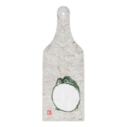Grumpy japans kikker Toad 19e eeuw Snijplank (Voorkant)