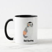 Grumpy Katie bah humbug kerstmis mok (Links)